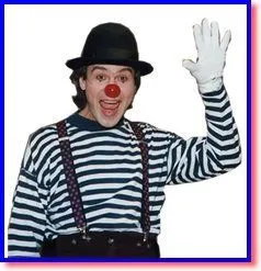 Victor the Mime Performing