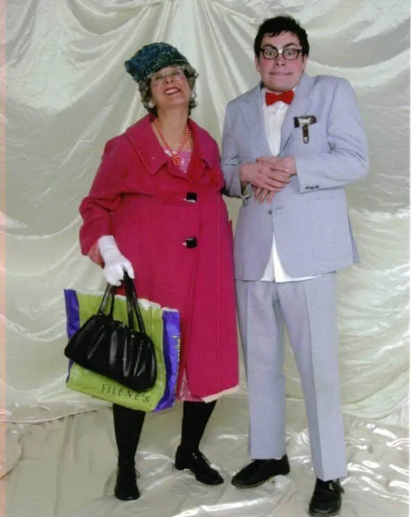 Sadie the Bag Lady and LeoNerd